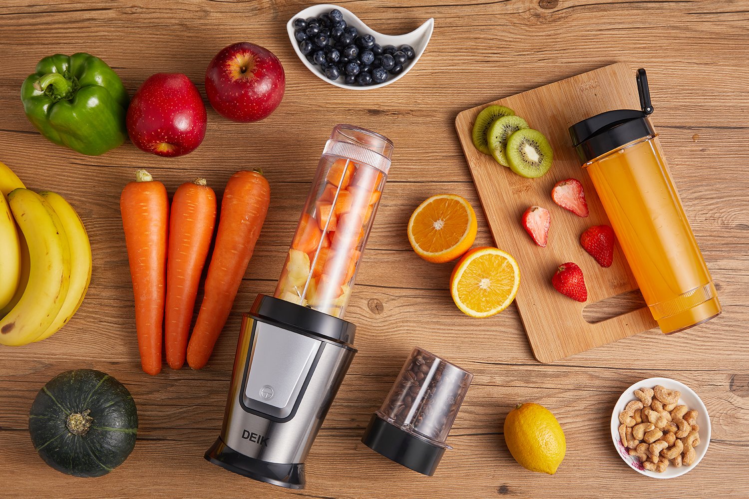 DEIK Mini Blender, Blender Smoothie, Mixeur Multifoncionnel